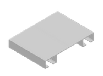 Sistem aluminiu 2 canale (alb/negru, fără console)