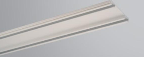 Sistem aluminiu cu mască 3.5 cm, 2 canale (alb)