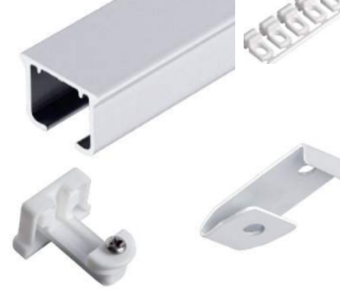 Sistem aluminiu Trento (consolă metalică tavan, alb)